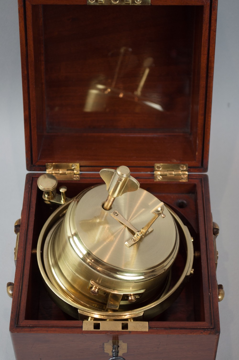 Marine Chronometer by EJ Dent Of London With Staple Balance, Circa 1850. View XVII