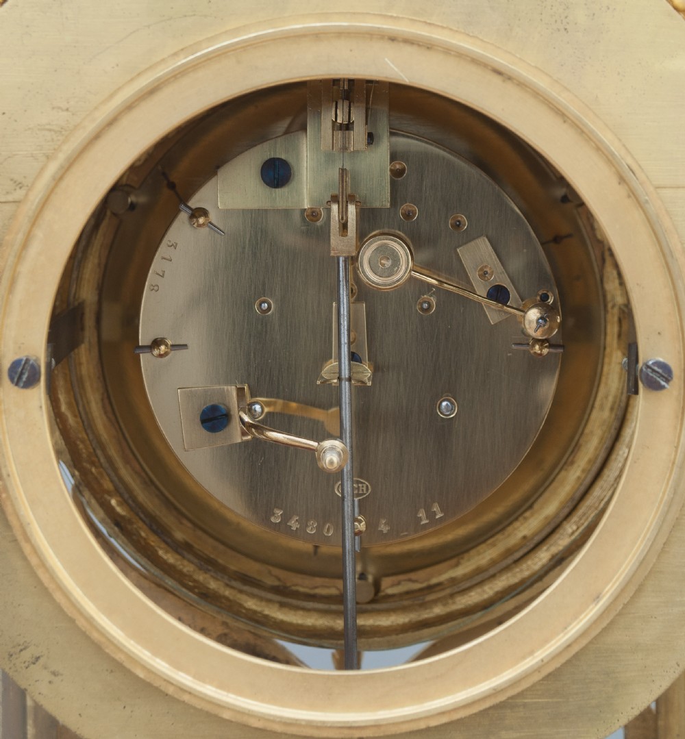 A Louis XVI Style French Mantel Clock, Circa 1880.  View VI
