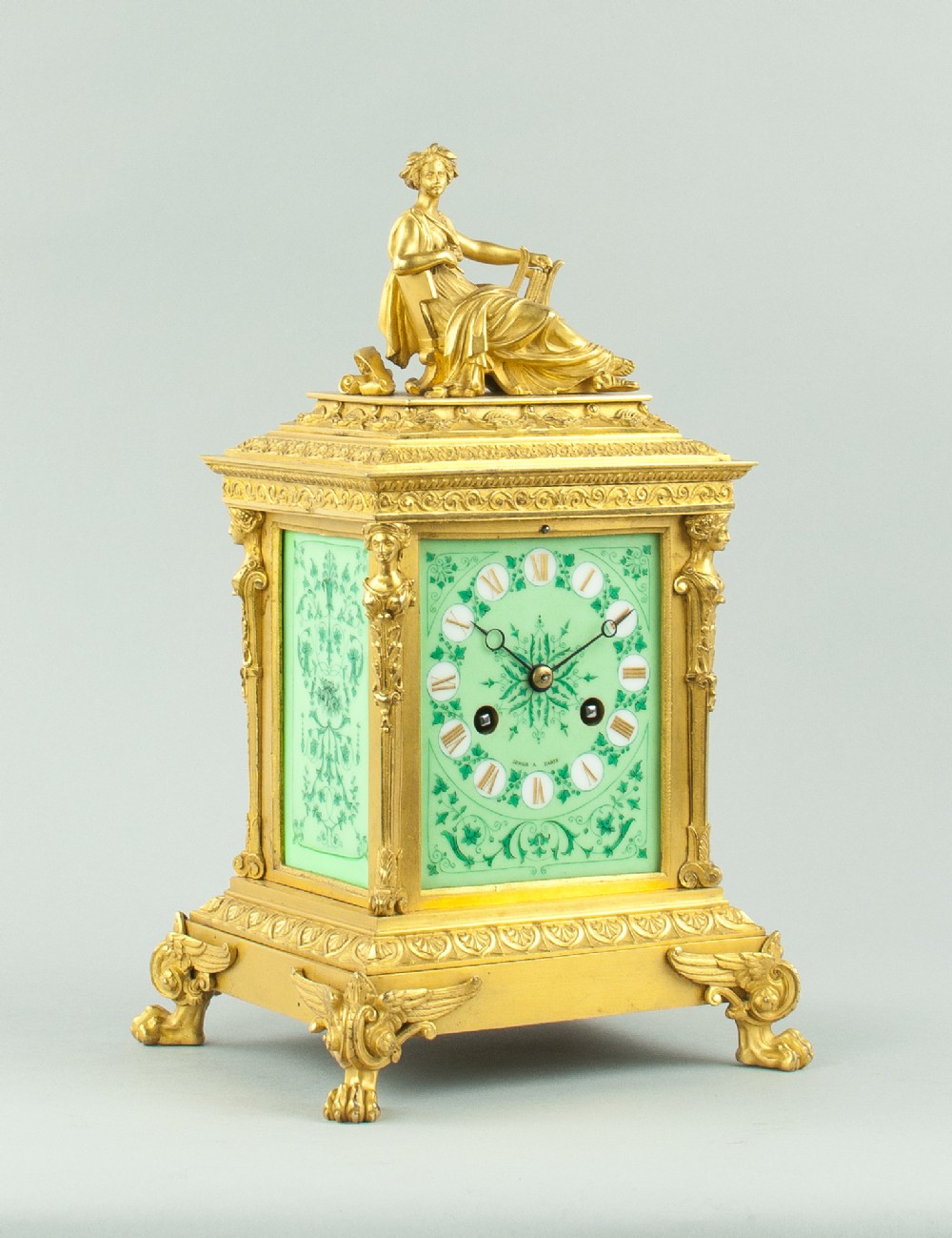 A Fine Quality Ormolu French Mantel Clock (Vincenti Paris, C. 1870)