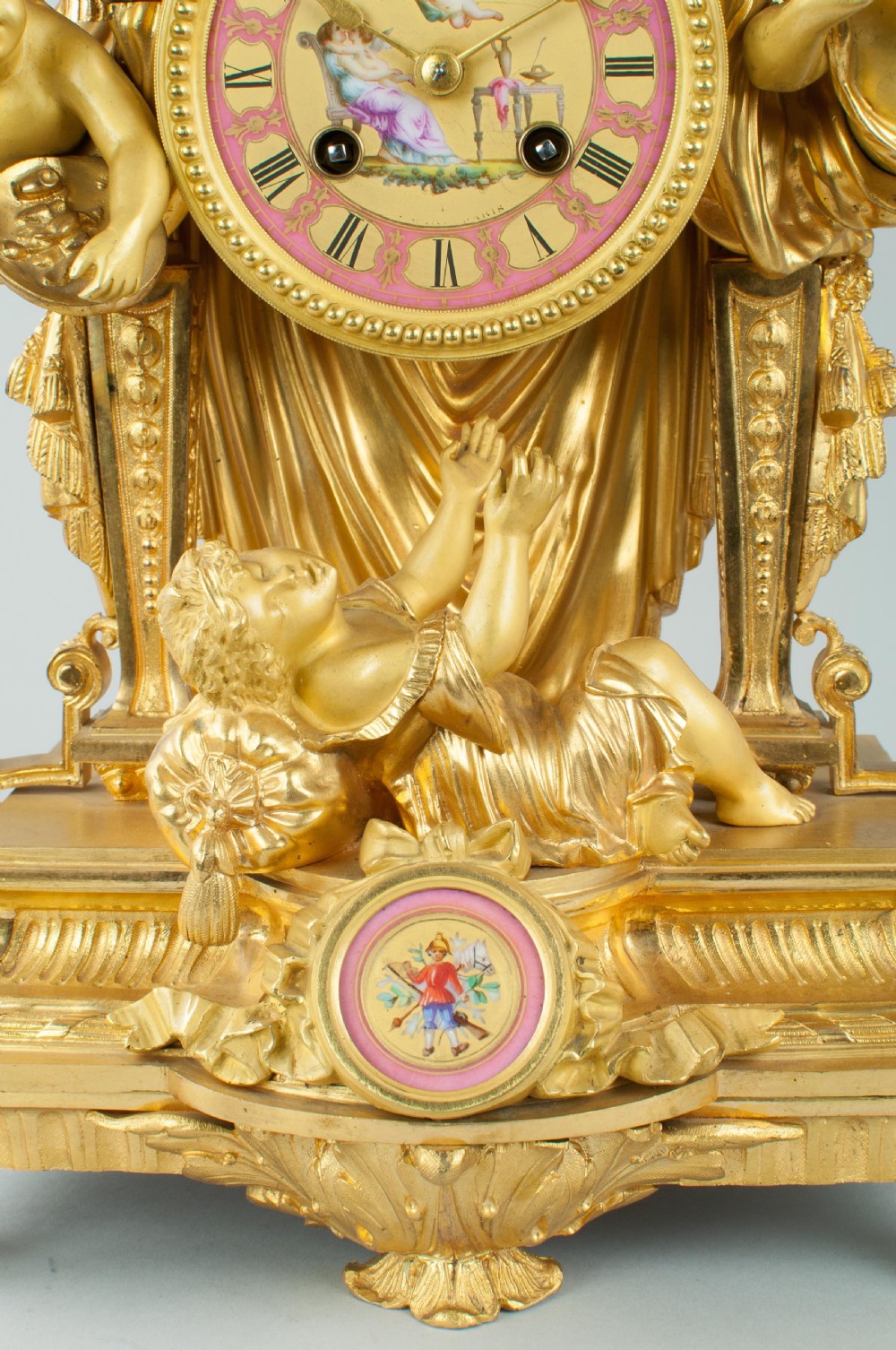 A Fine Quality Ormolu French Mantel Clock (Henri Marc Paris, C. 1870) View III