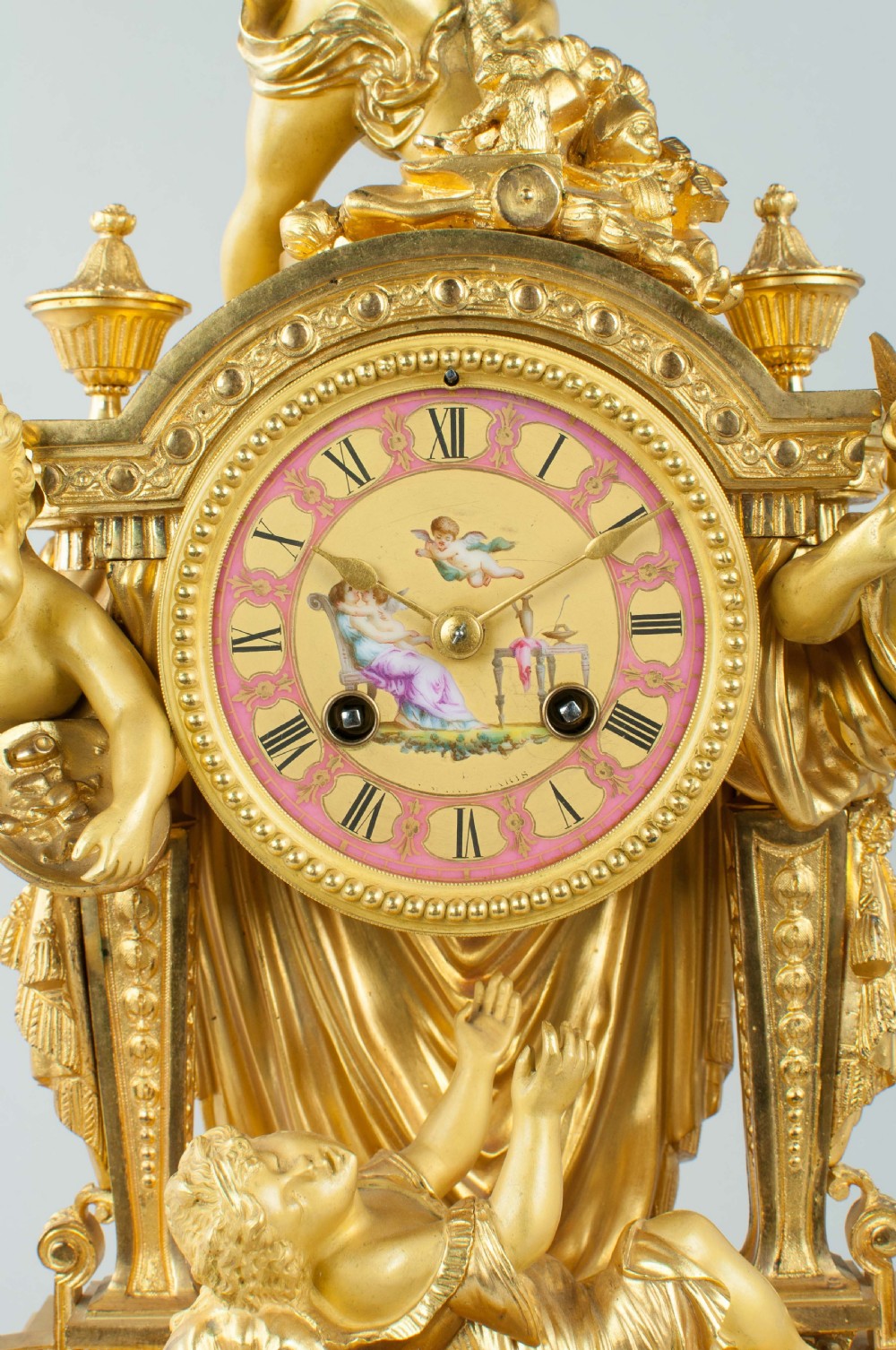 A Fine Quality Ormolu French Mantel Clock (Henri Marc Paris, C. 1870) View VII