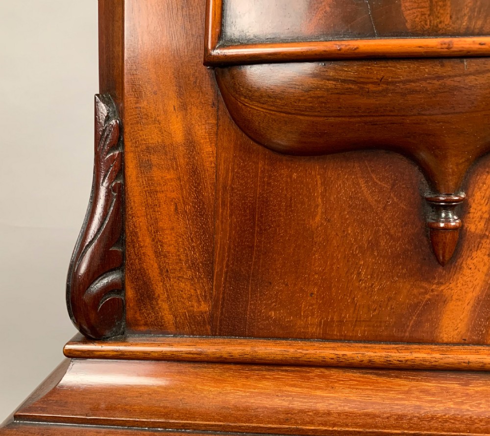 W Gibb Of Wishaw Long case / Grandfather Clock C.1870 View V