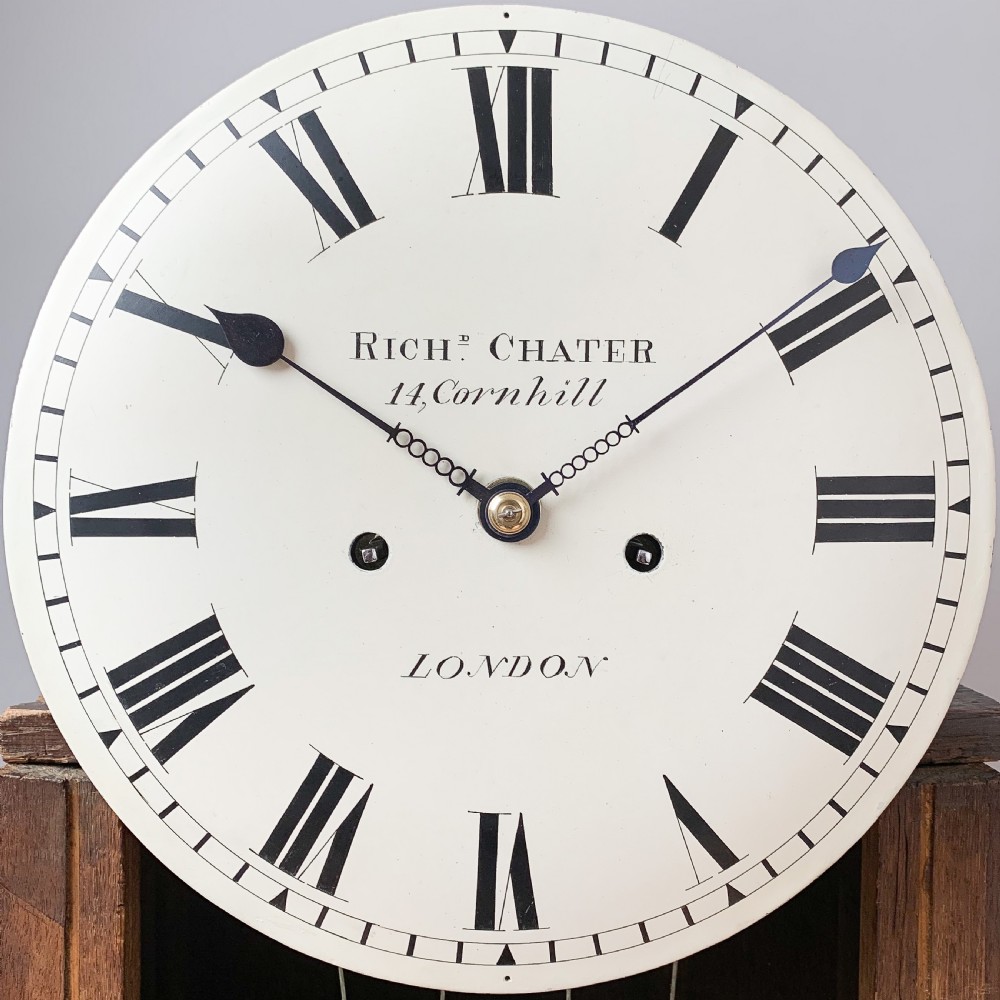 Richard Chater Of London, Georgian Long case / Grandfather Clock. View II
