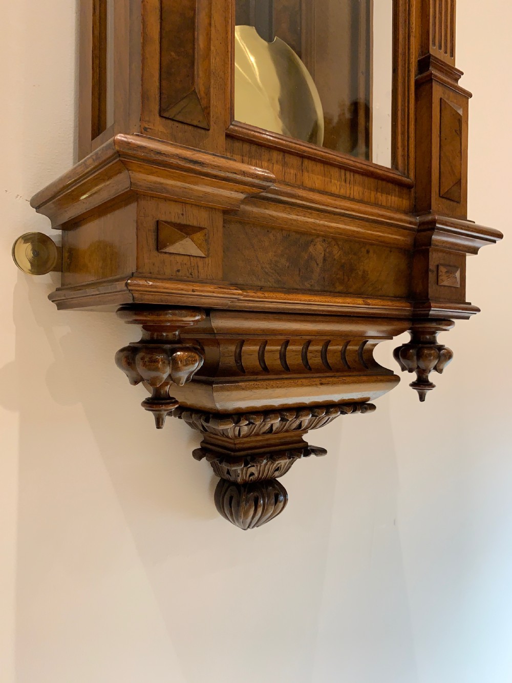 A fine quality Altdeutsch Vienna Regulator wall clock, circa 1875, View II