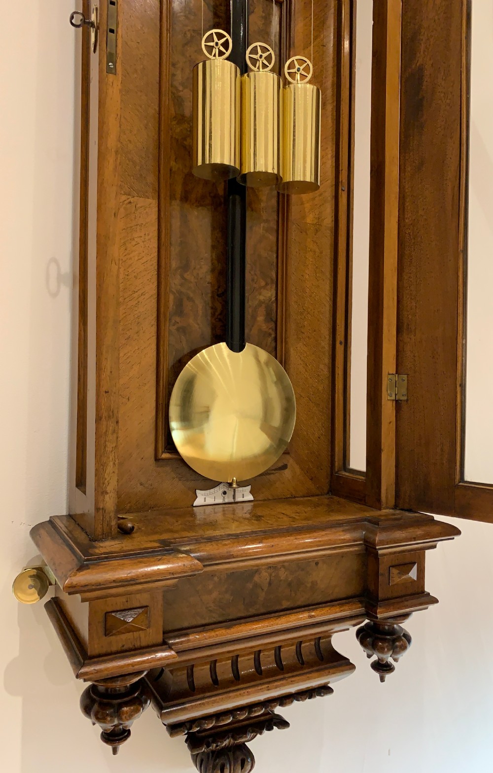 A fine quality Altdeutsch Vienna Regulator wall clock, circa 1875, View XIX