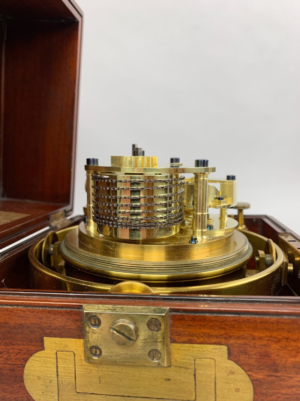 A fine quality 8 day marine chronometer by Robert Roskell, Liverpool. c.1839. View VI