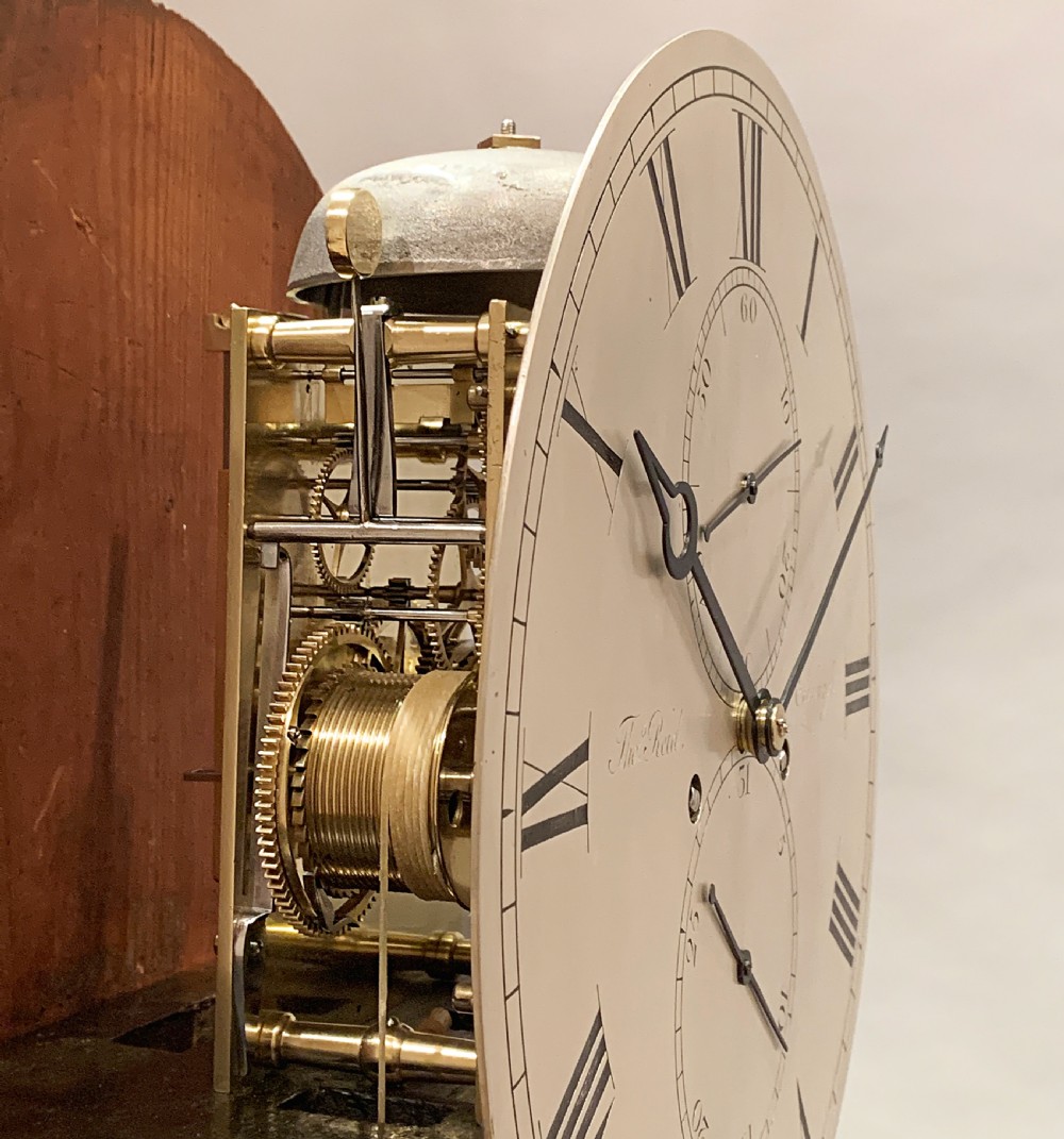 Thomas Reid Of Edinburgh Mahogany Long Case / Grandfather Clock C.1790 View VIII