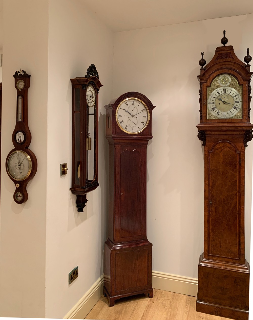 Thomas Reid Of Edinburgh Mahogany Long Case / Grandfather Clock C.1790 View IX