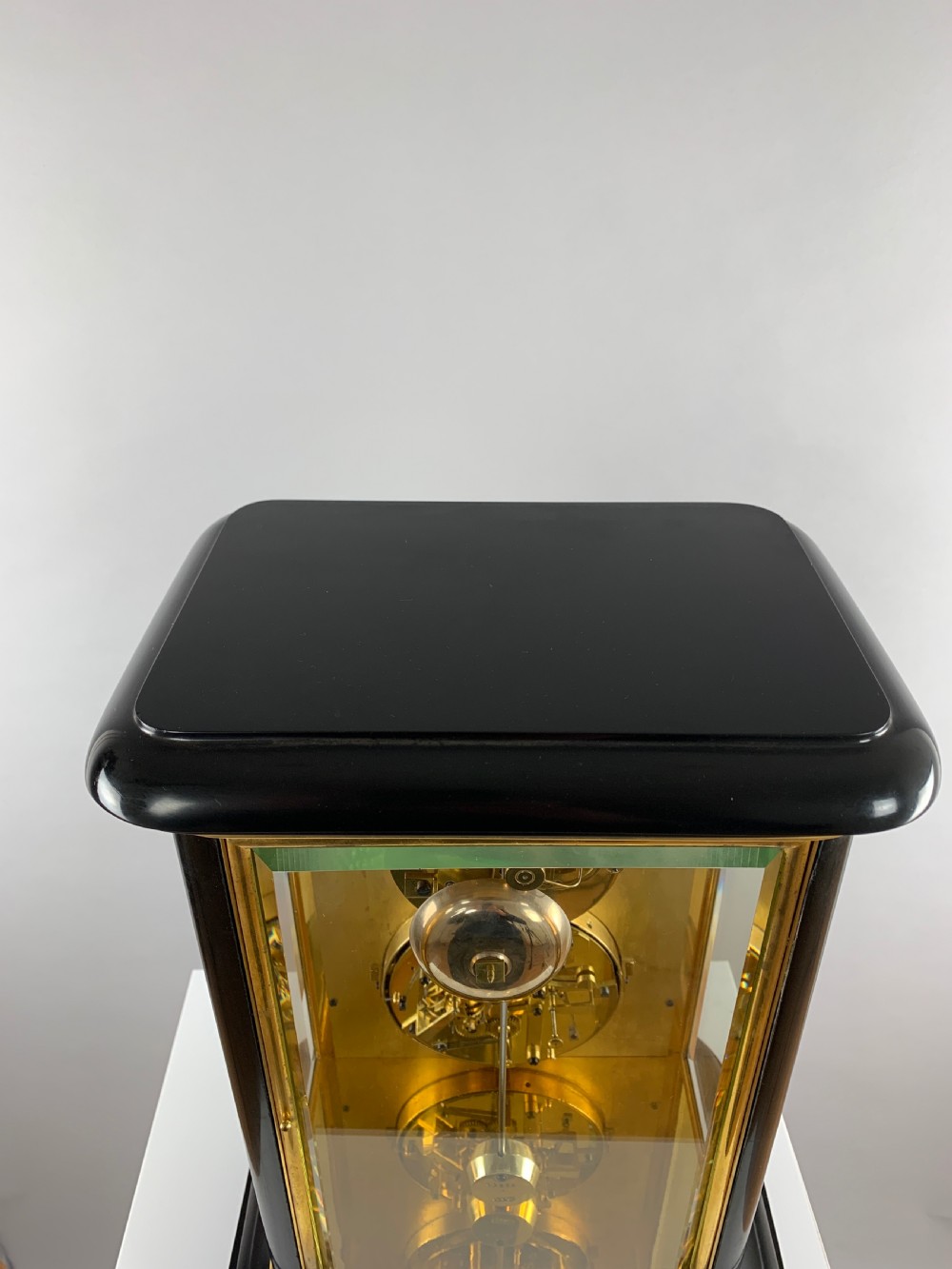 A fine quality 19th French four-glass mantel clock with perpetual calendar and moonphase indication. View XVI