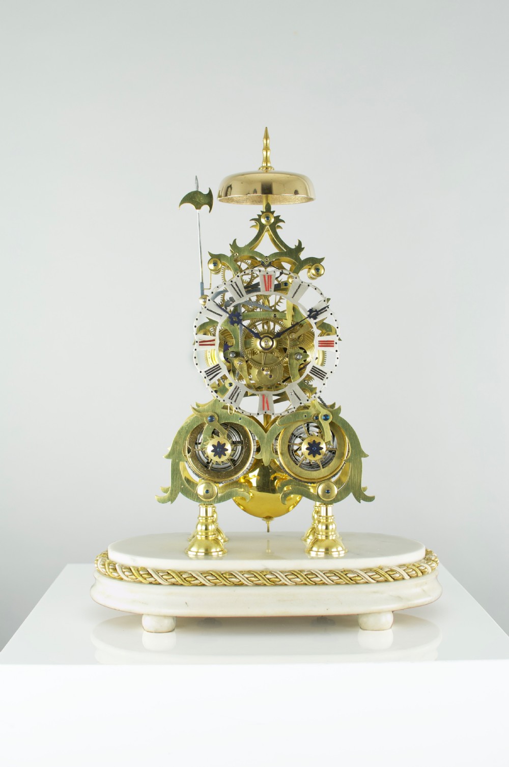 A fine quality double fusee skeleton clock, c.1840 View XV