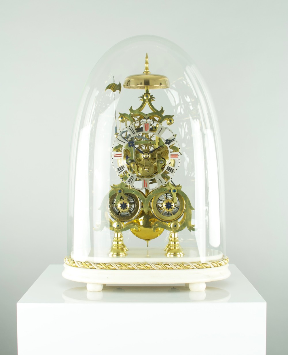A fine quality double fusee skeleton clock, c.1840 View III