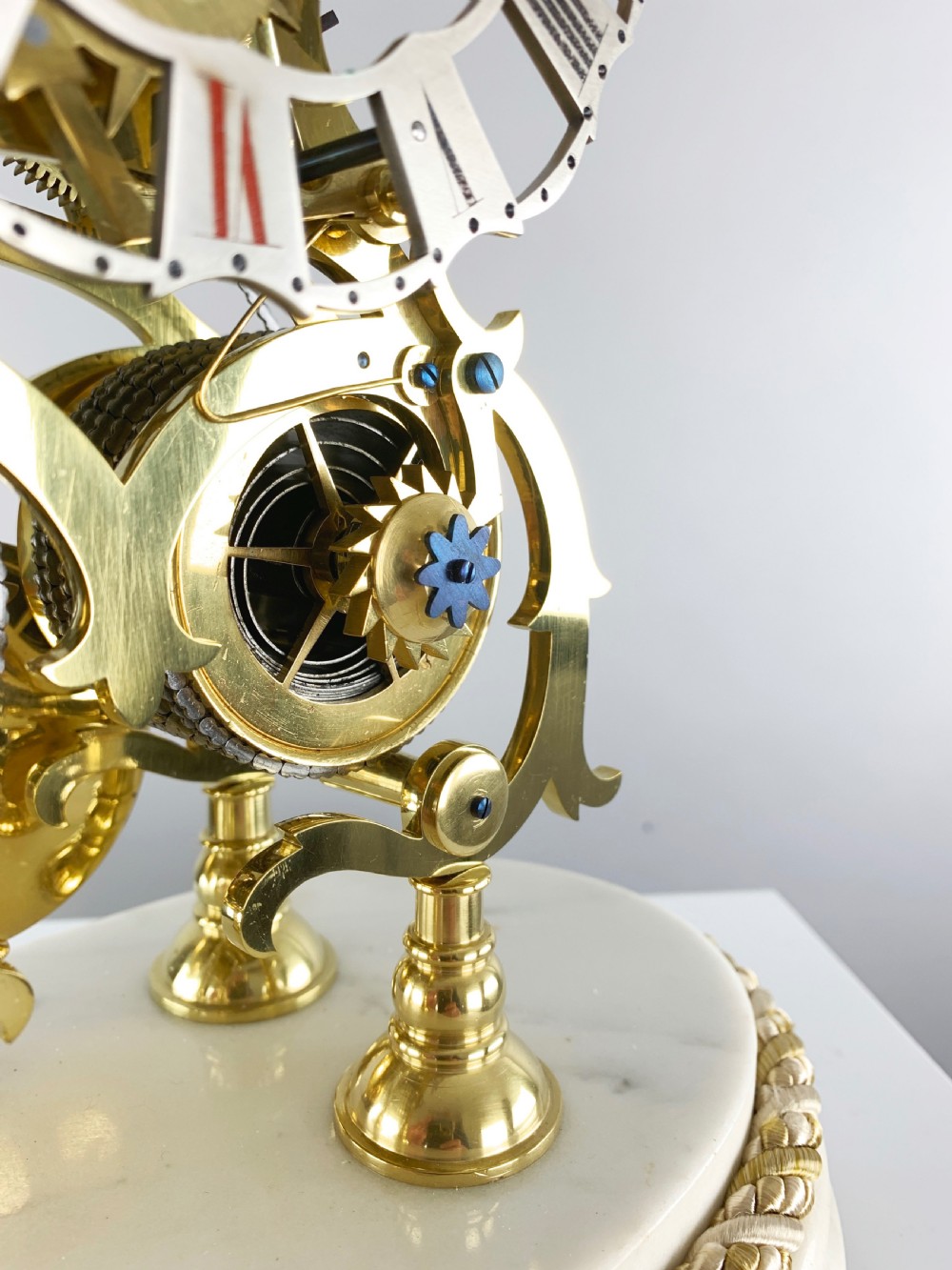 A fine quality double fusee skeleton clock, c.1840 View VIII