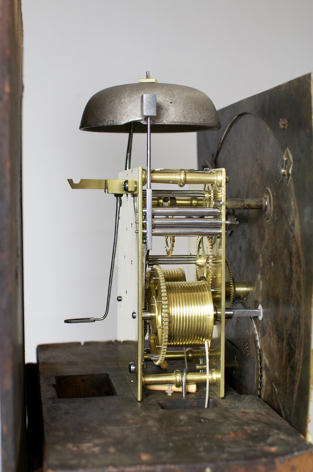 Whitehurst Of Congleton Oak Long Case / Grandfather Clock C.1750 View IV
