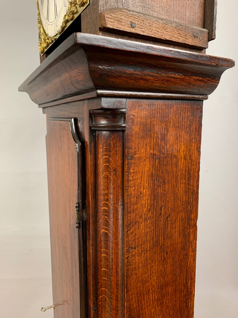 Whitehurst Of Congleton Oak Long Case / Grandfather Clock C.1750 View VII