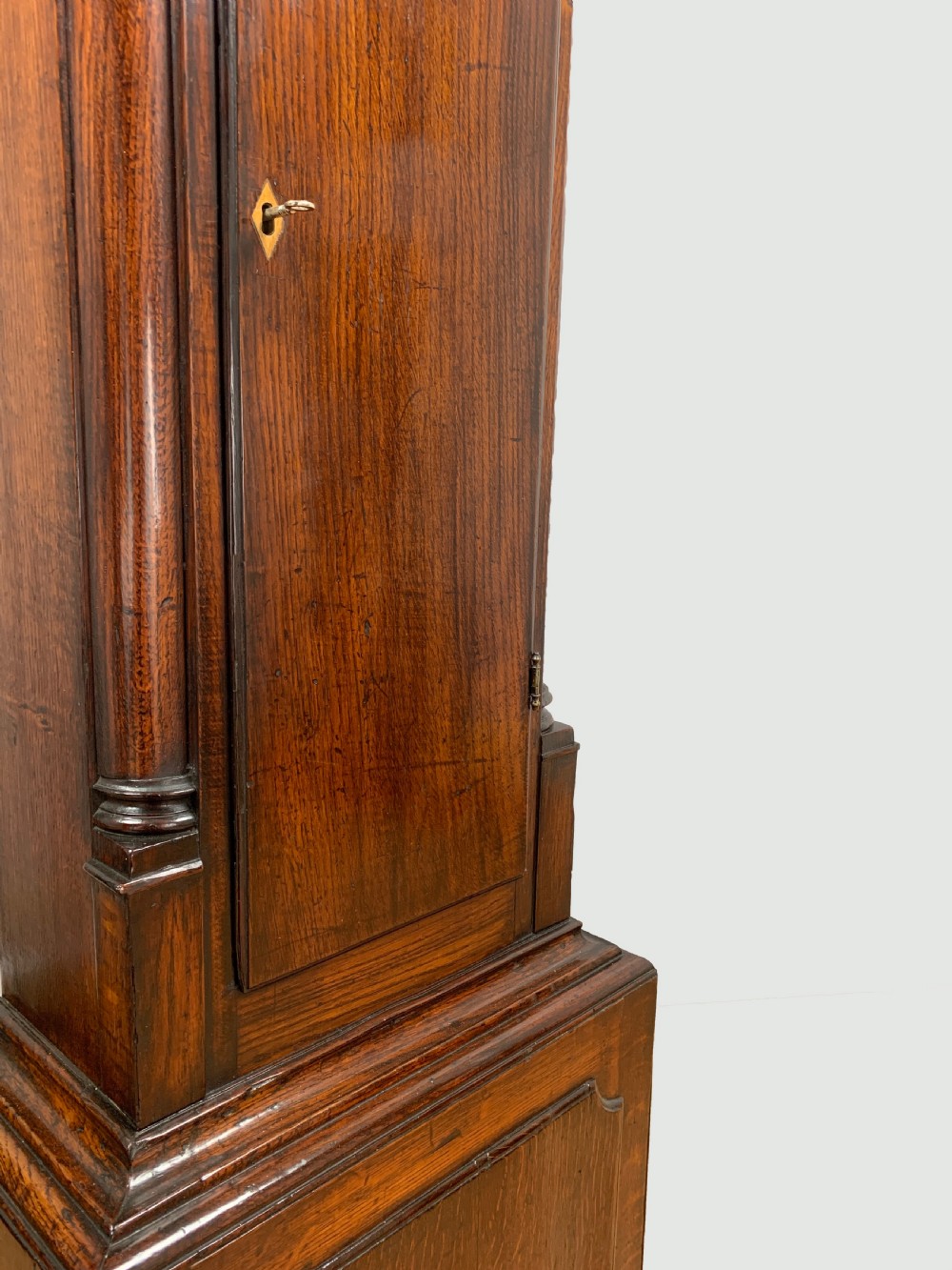 Whitehurst Of Congleton Oak Long Case / Grandfather Clock C.1750 View X
