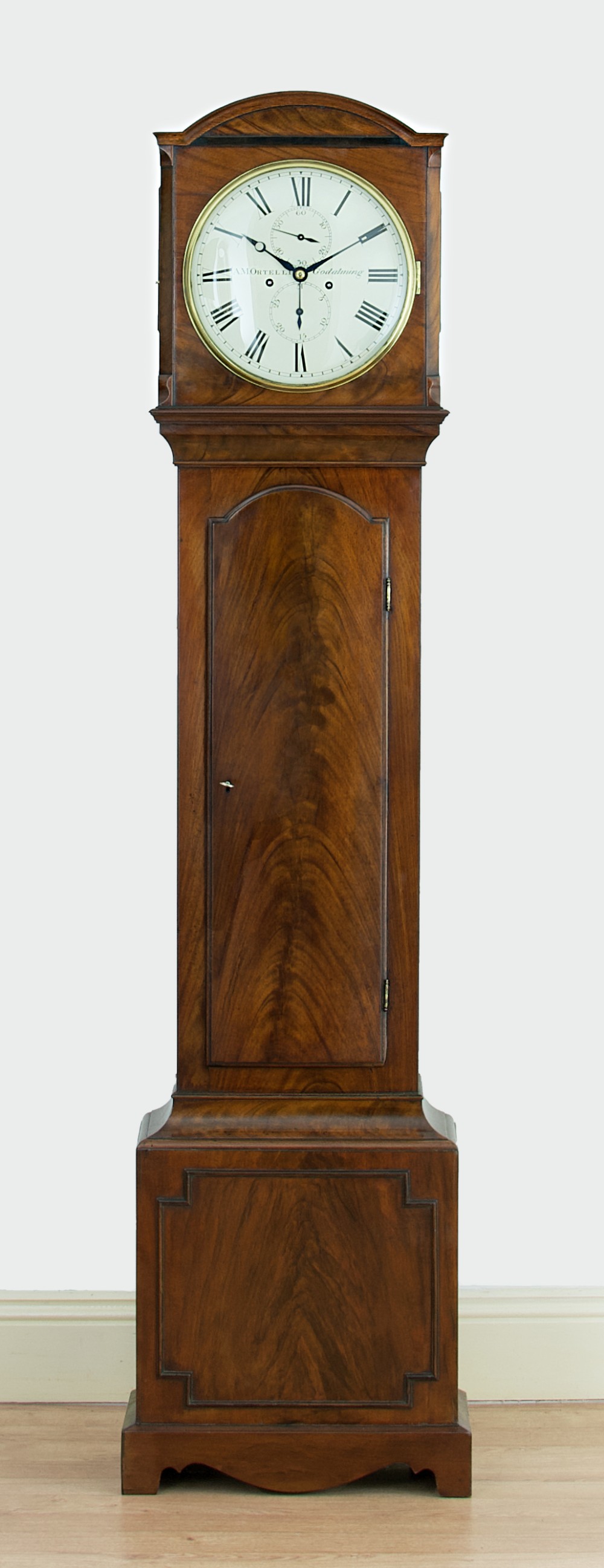 AM Ortelli Of Godalming,  Long Case / Grandfather Clock, Circa 1830