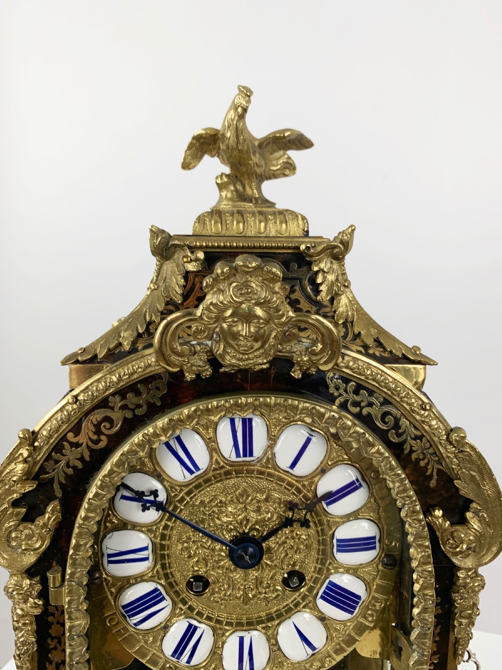 French Boulle Mantel Clock, Circa 1880 View XIII