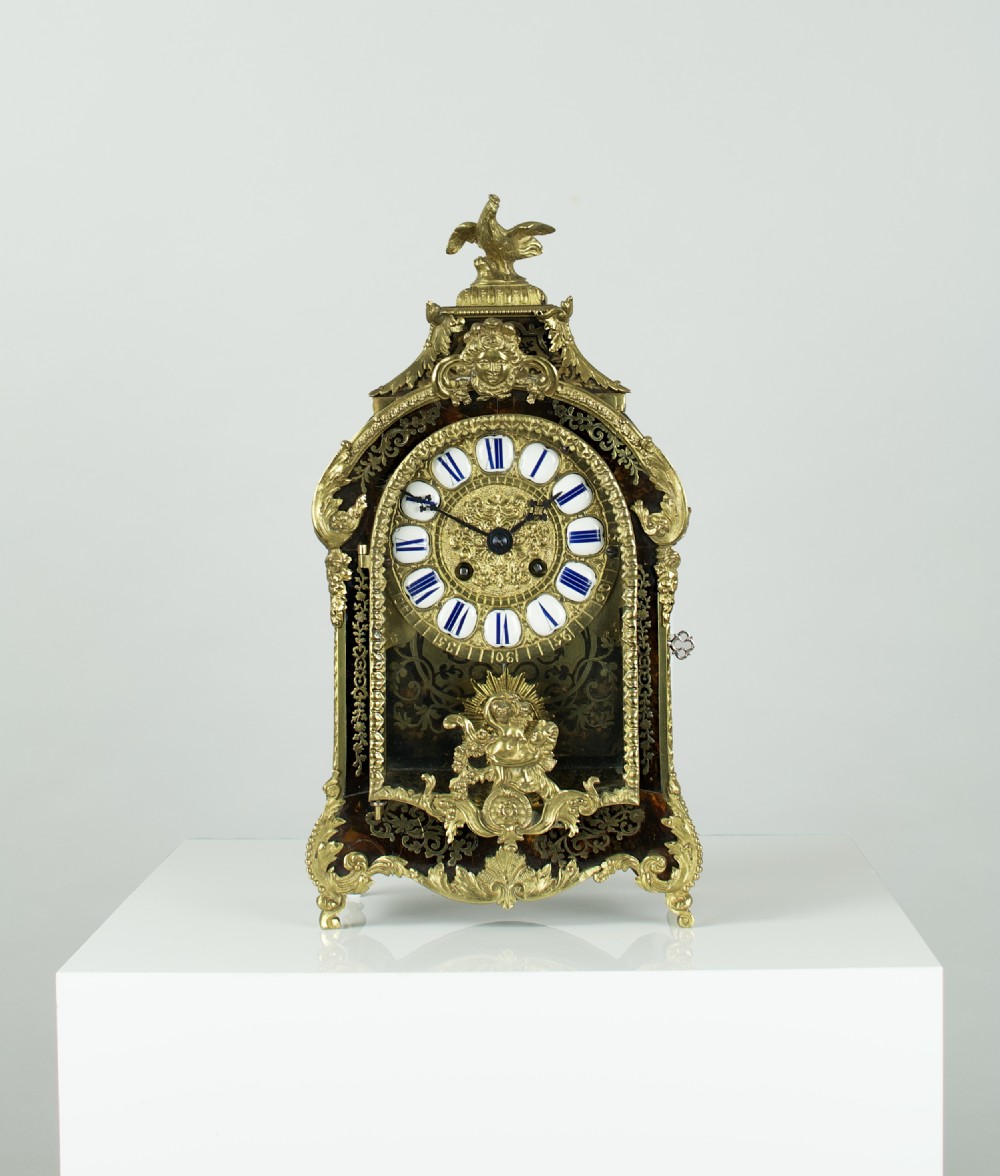 French Boulle Mantel Clock, Circa 1880 View XIV