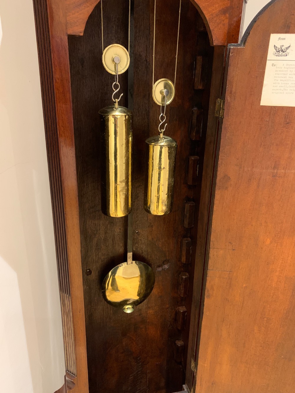 Handley & Moore of London, Georgian Long Case / Grandfather Clock. View XVIII