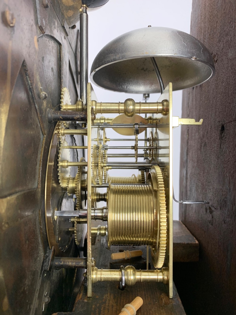 A Rare Ball Moonphase Long Case / Grandfather Clock By Seddon Of Frodsham c.1745 View X