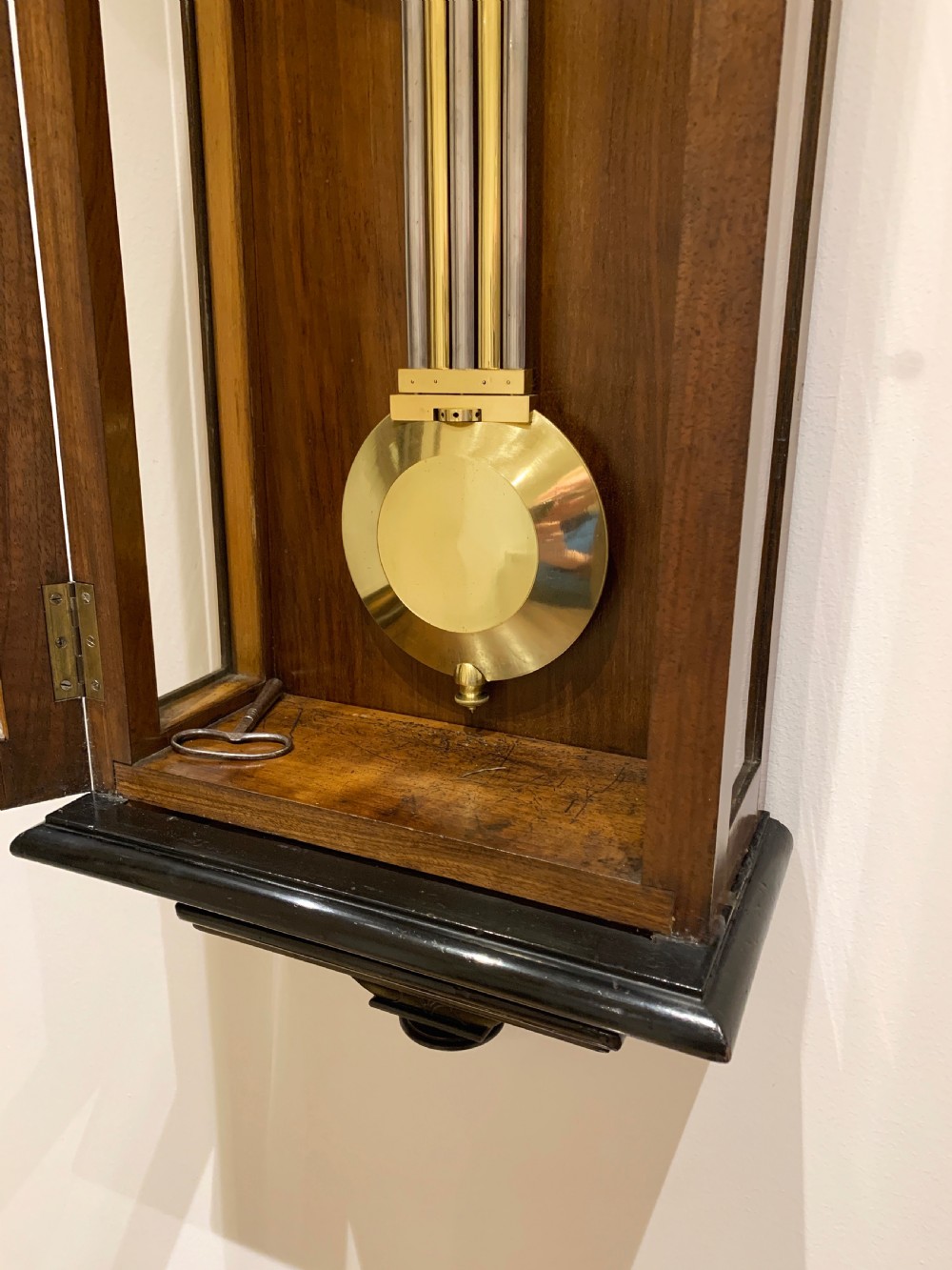 A fine quality 14 day regulator wall clock c.1870. View XI