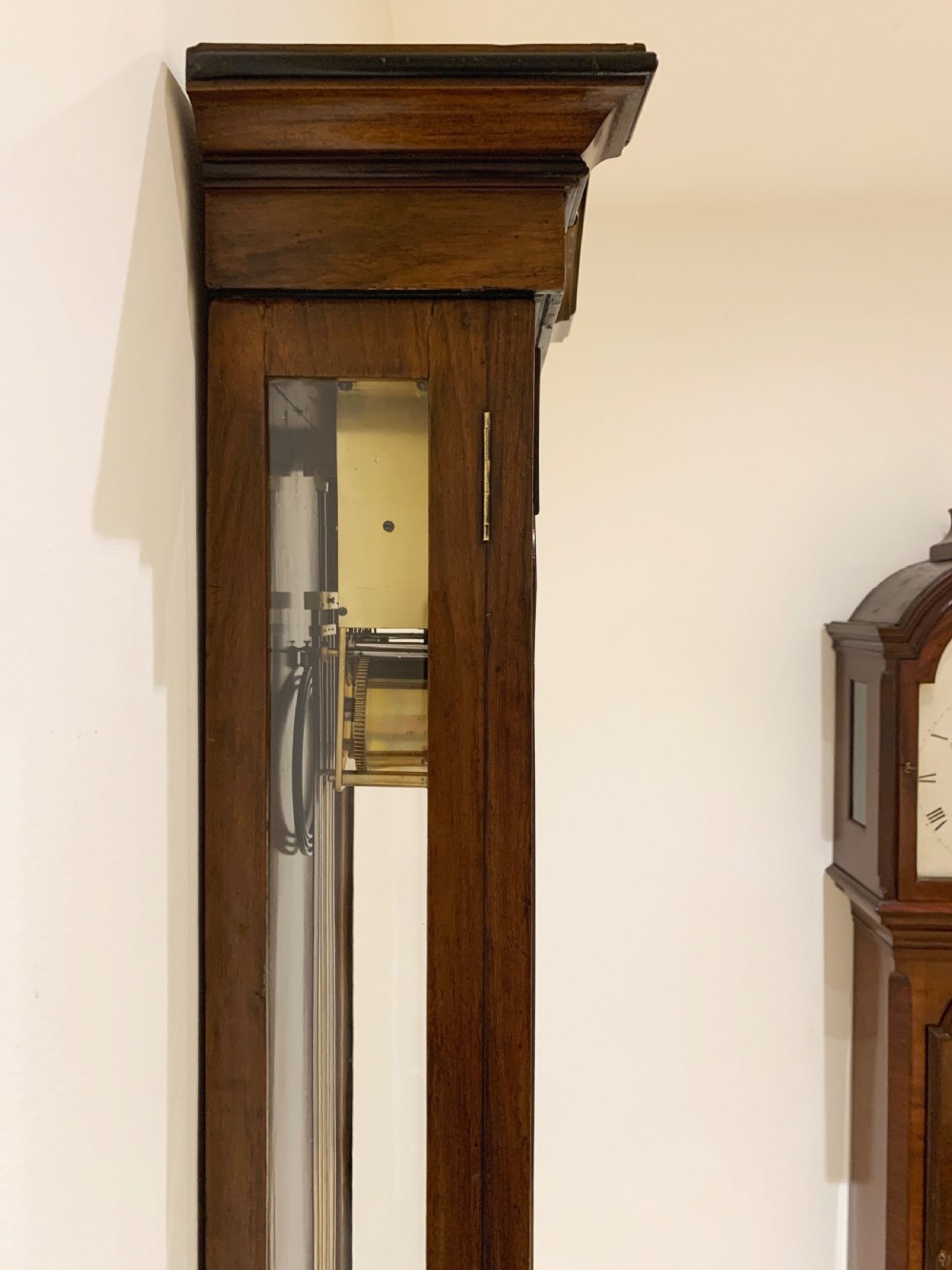 A fine quality 14 day regulator wall clock c.1870. View XII