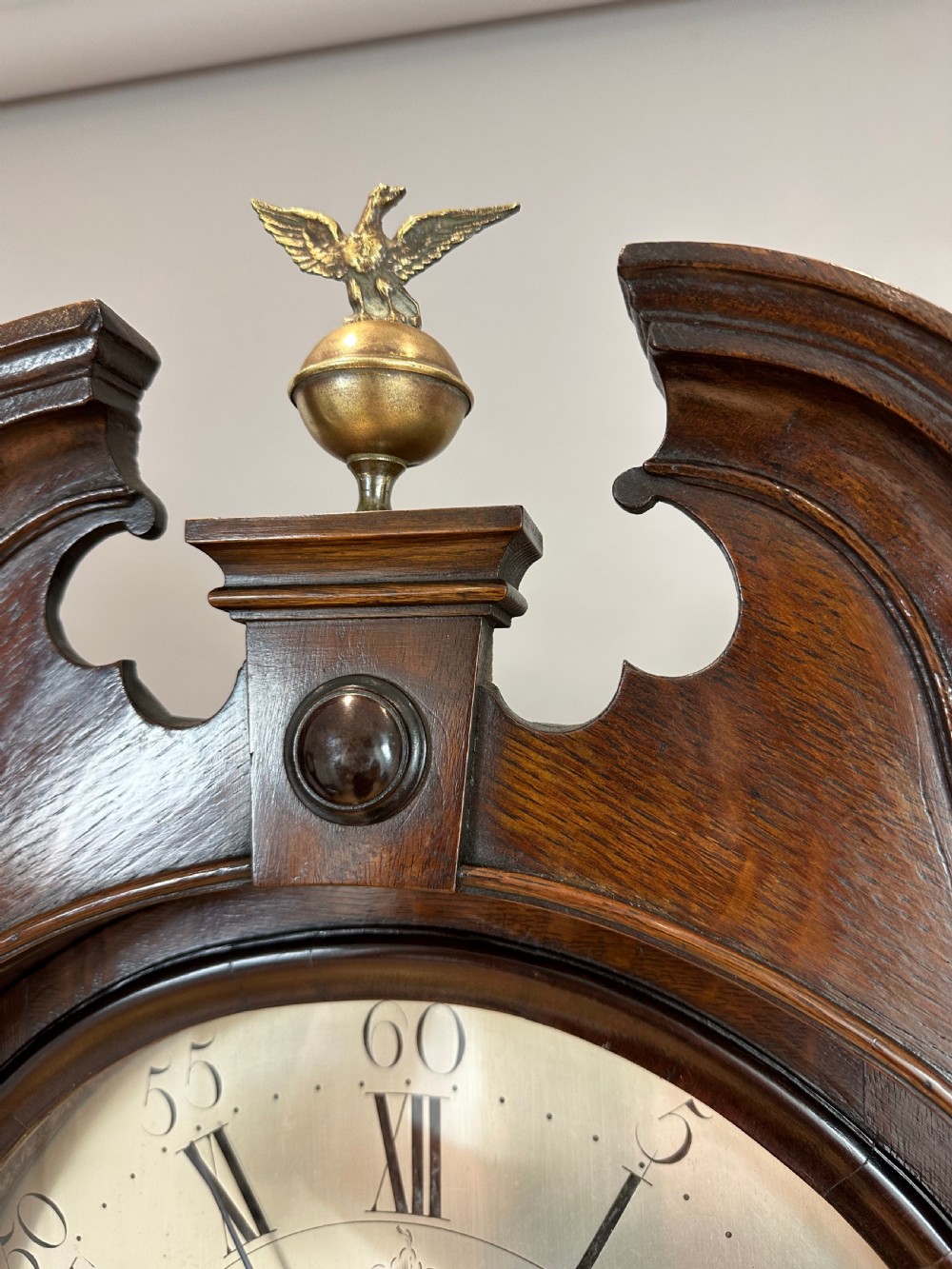 Samuel Hill, Sheffield, Georgian Mahogany Long Case / Grandfather Clock. View VI