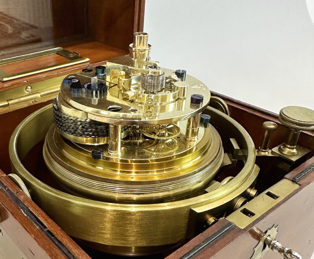 A Fully Serviced Two Day Marine Chronometer by Kullberg Of London c.1916. View IV