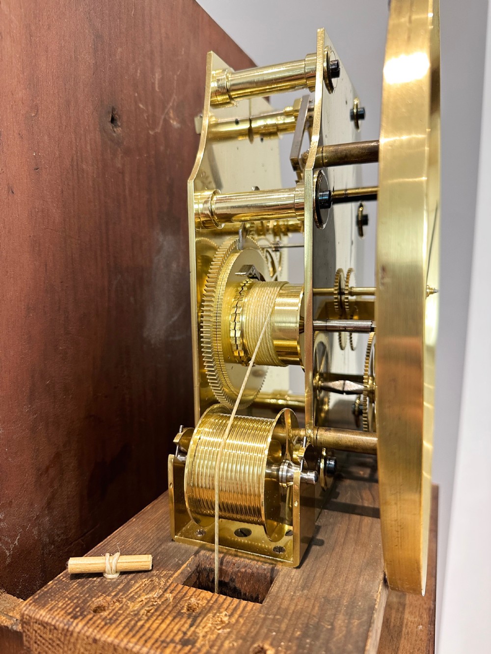 Hutton Edinburgh, Mahogany Regulator / Long Case / Grandfather Clock C. 1860 View III