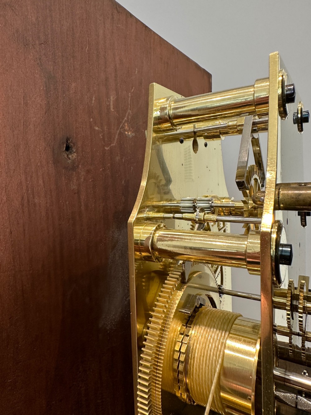 Hutton Edinburgh, Mahogany Regulator / Long Case / Grandfather Clock C. 1860 View IV