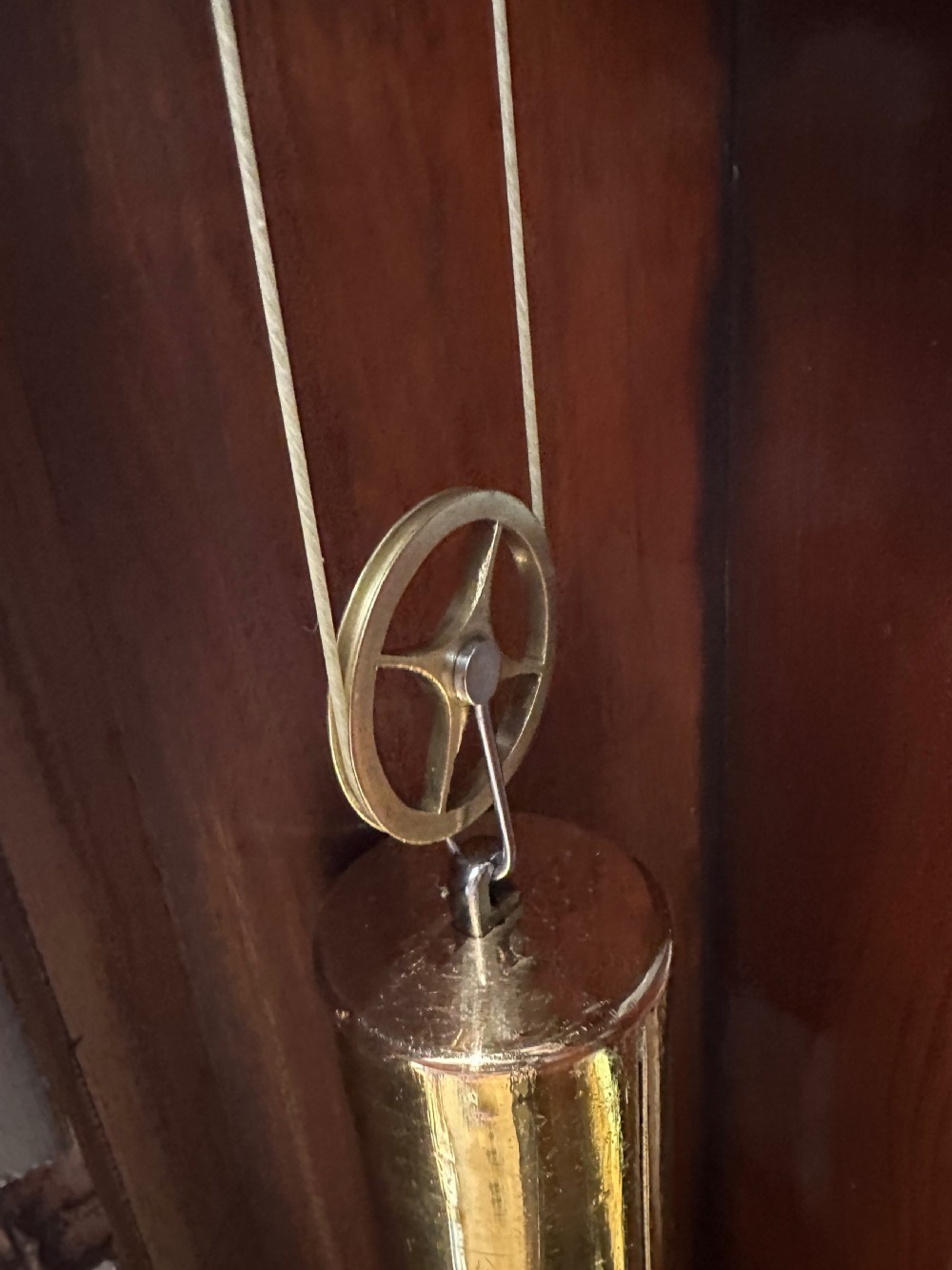 Hutton Edinburgh, Mahogany Regulator / Long Case / Grandfather Clock C. 1860 View X