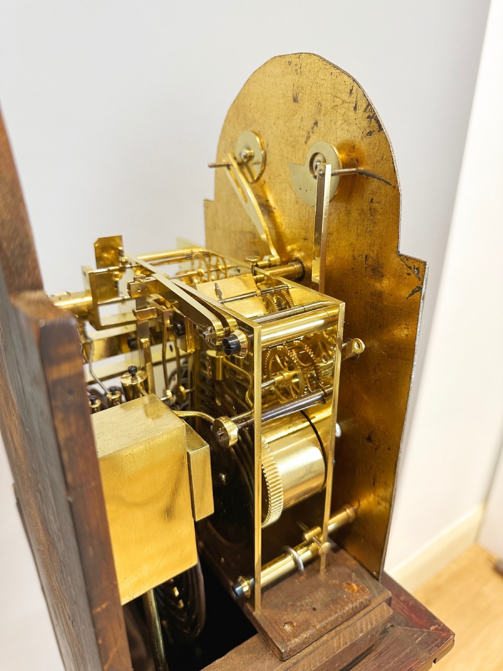 A Fine Quality Westminster Chiming Chippendale Style Long Case / Grandmother / Longcase / Grandfather Clock C. 1890 View VI