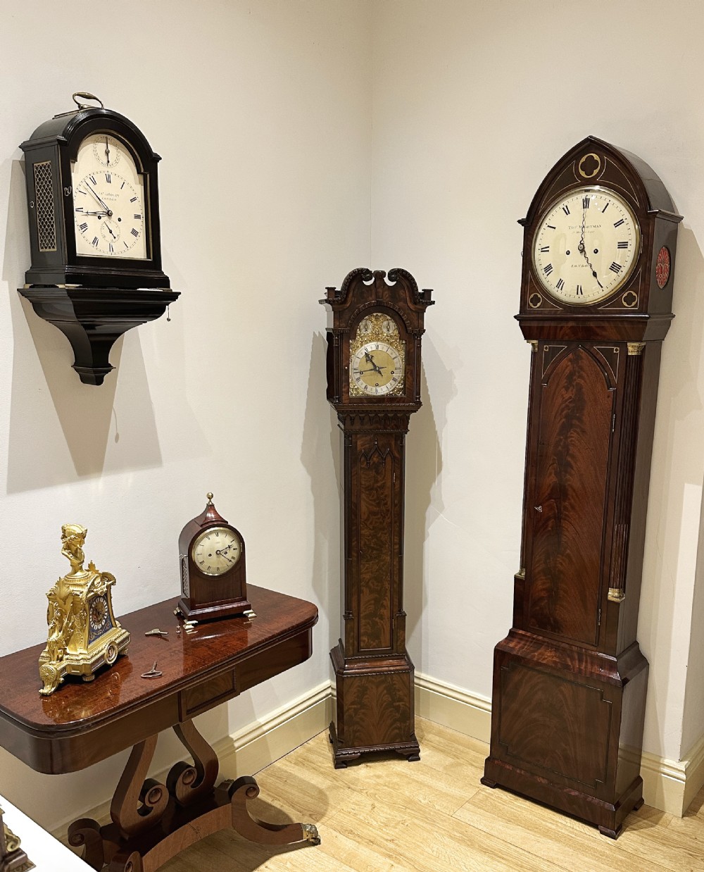 A Fine Quality Westminster Chiming Chippendale Style Long Case / Grandmother / Longcase / Grandfather Clock C. 1890 View IX