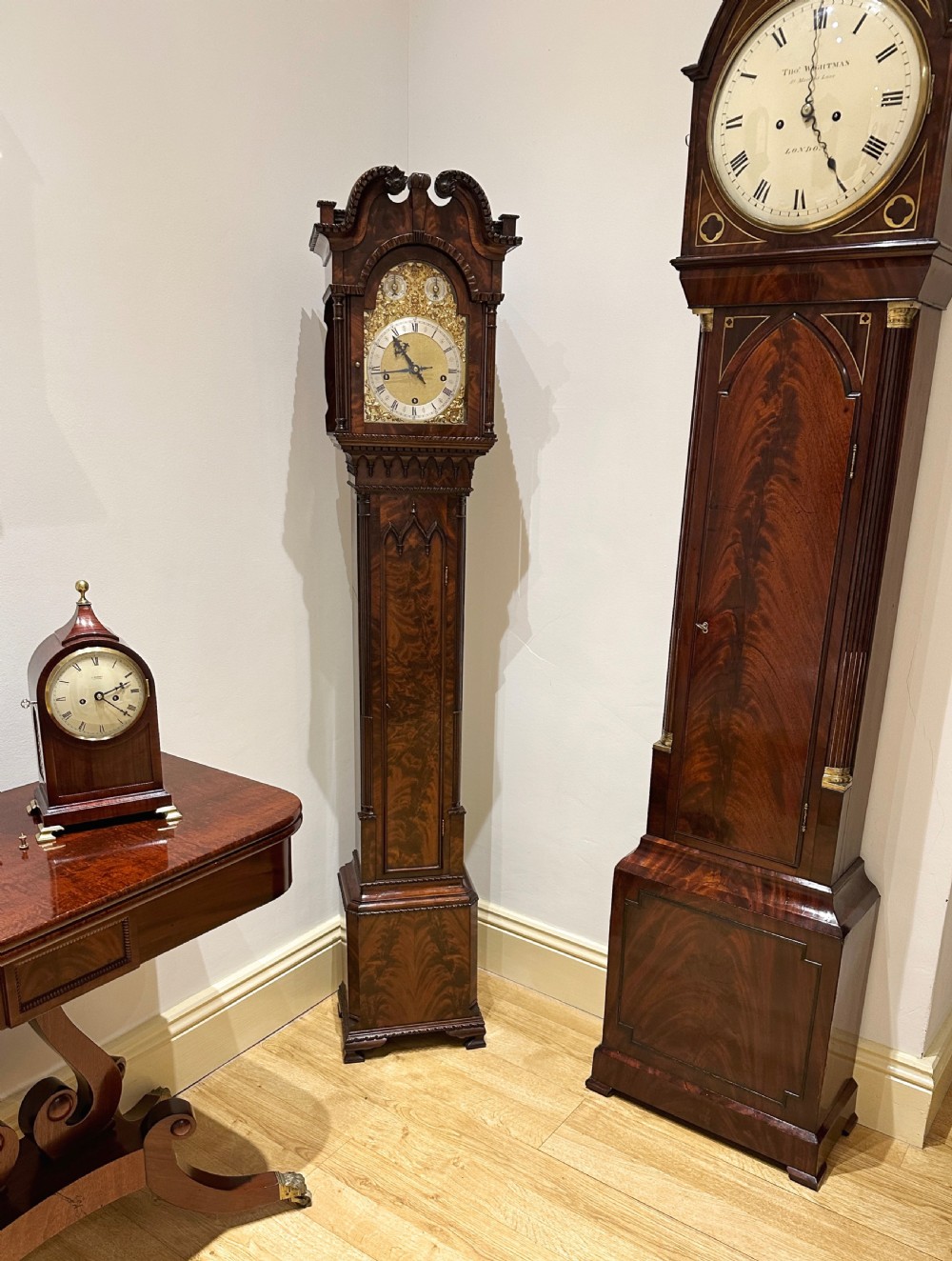 A Fine Quality Westminster Chiming Chippendale Style Long Case / Grandmother / Longcase / Grandfather Clock C. 1890 View XII