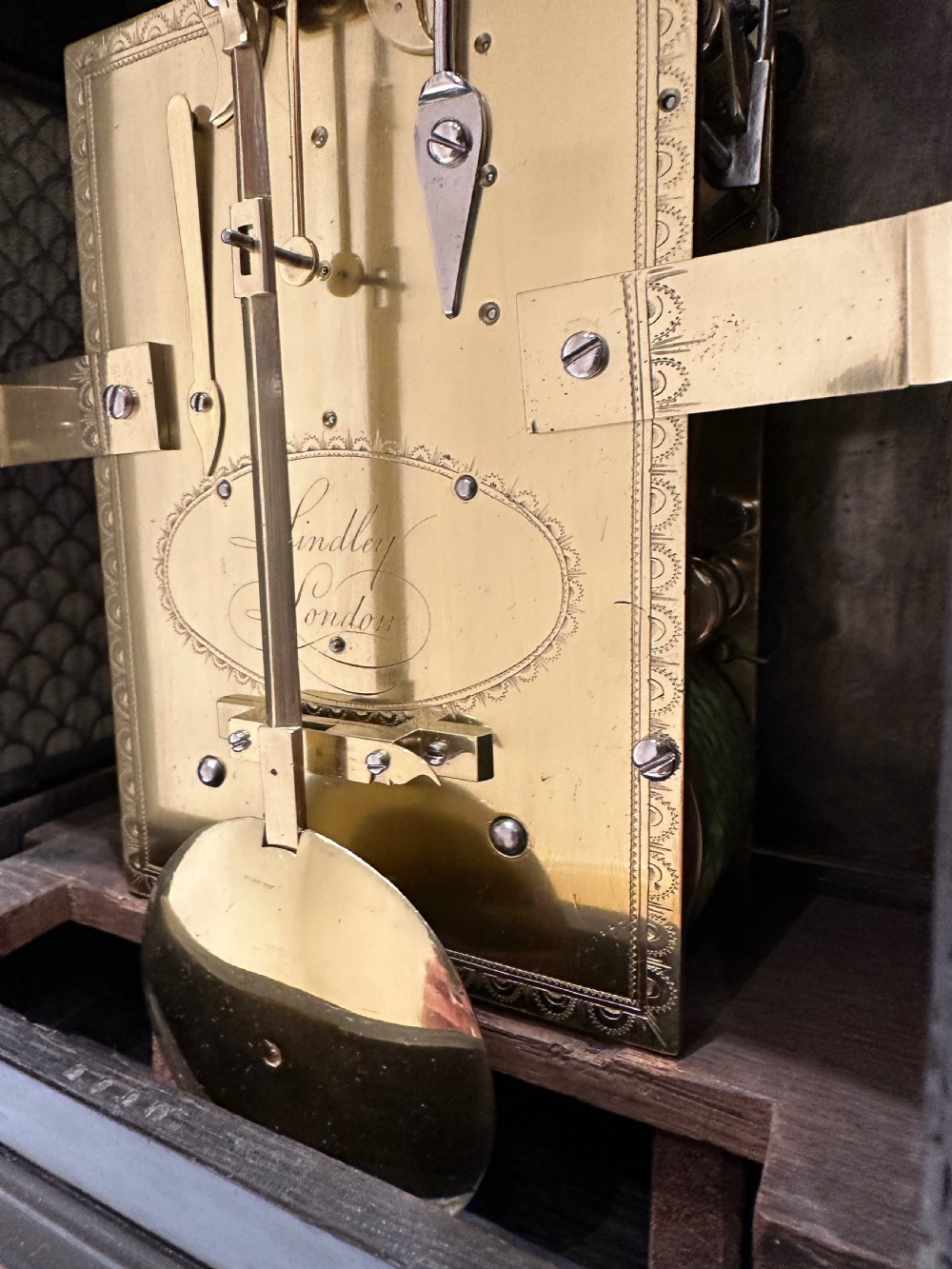 A Fine Quality Georgian Bracket / Mantel / Wall Clock By James Lindley of London. View IX
