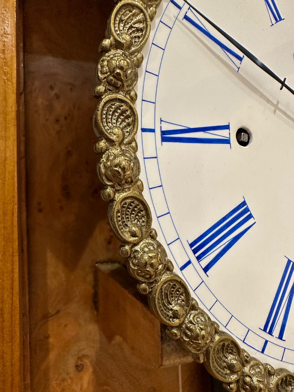 A Biedermeier Grande Sonnerie Vienna Regulator Wall Clock, Circa 1850. View VI