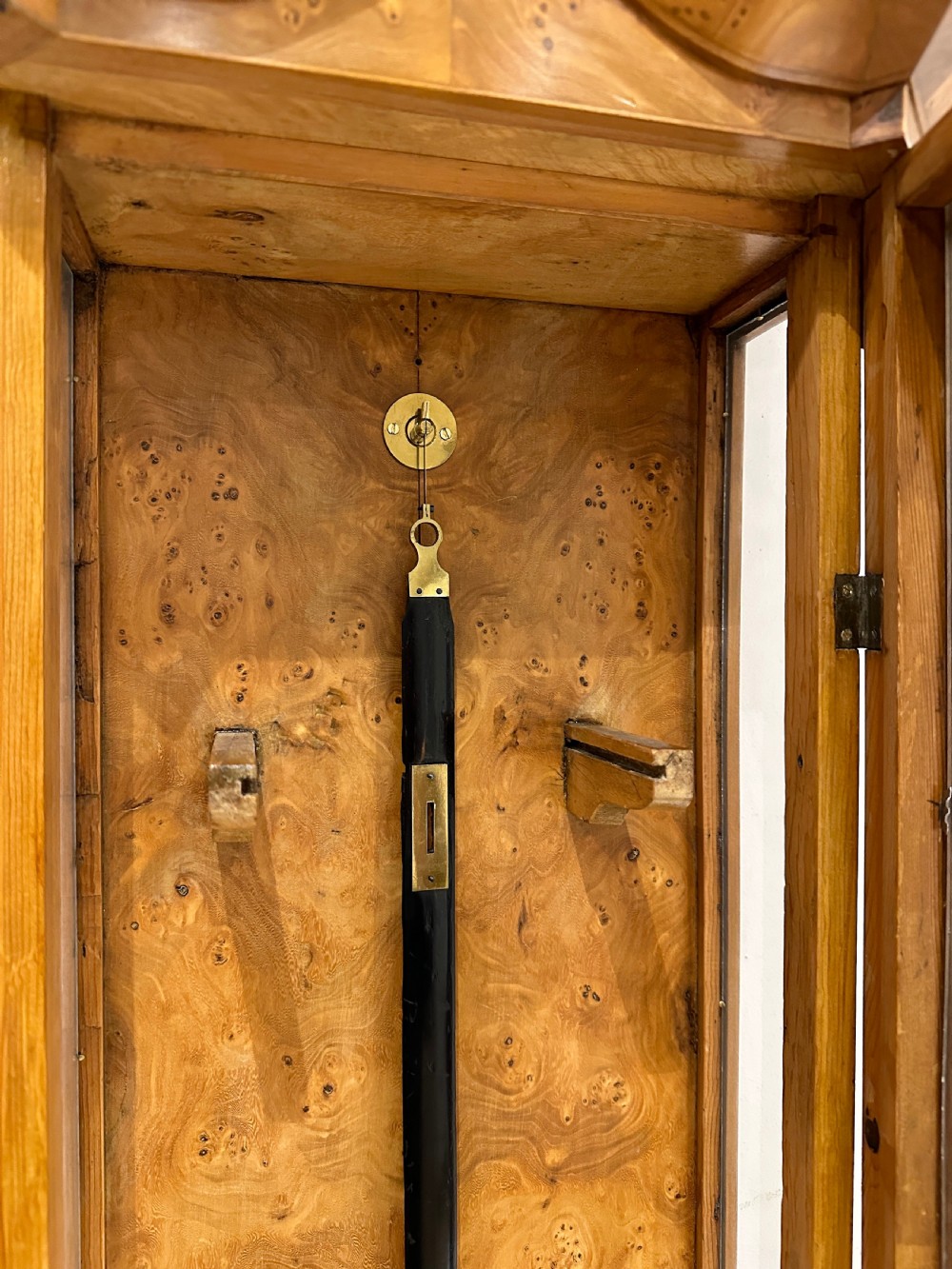 A Biedermeier Grande Sonnerie Vienna Regulator Wall Clock, Circa 1850. View VIII