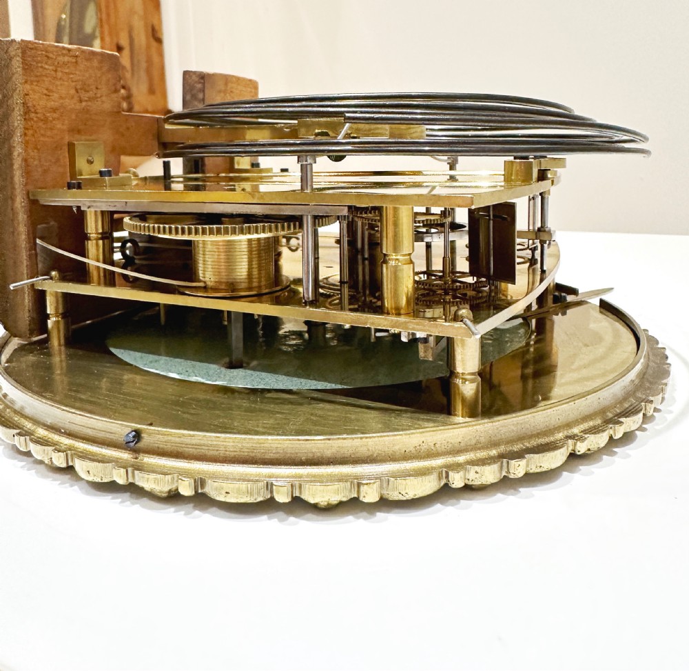 A Biedermeier Grande Sonnerie Vienna Regulator Wall Clock, Circa 1850. View XV