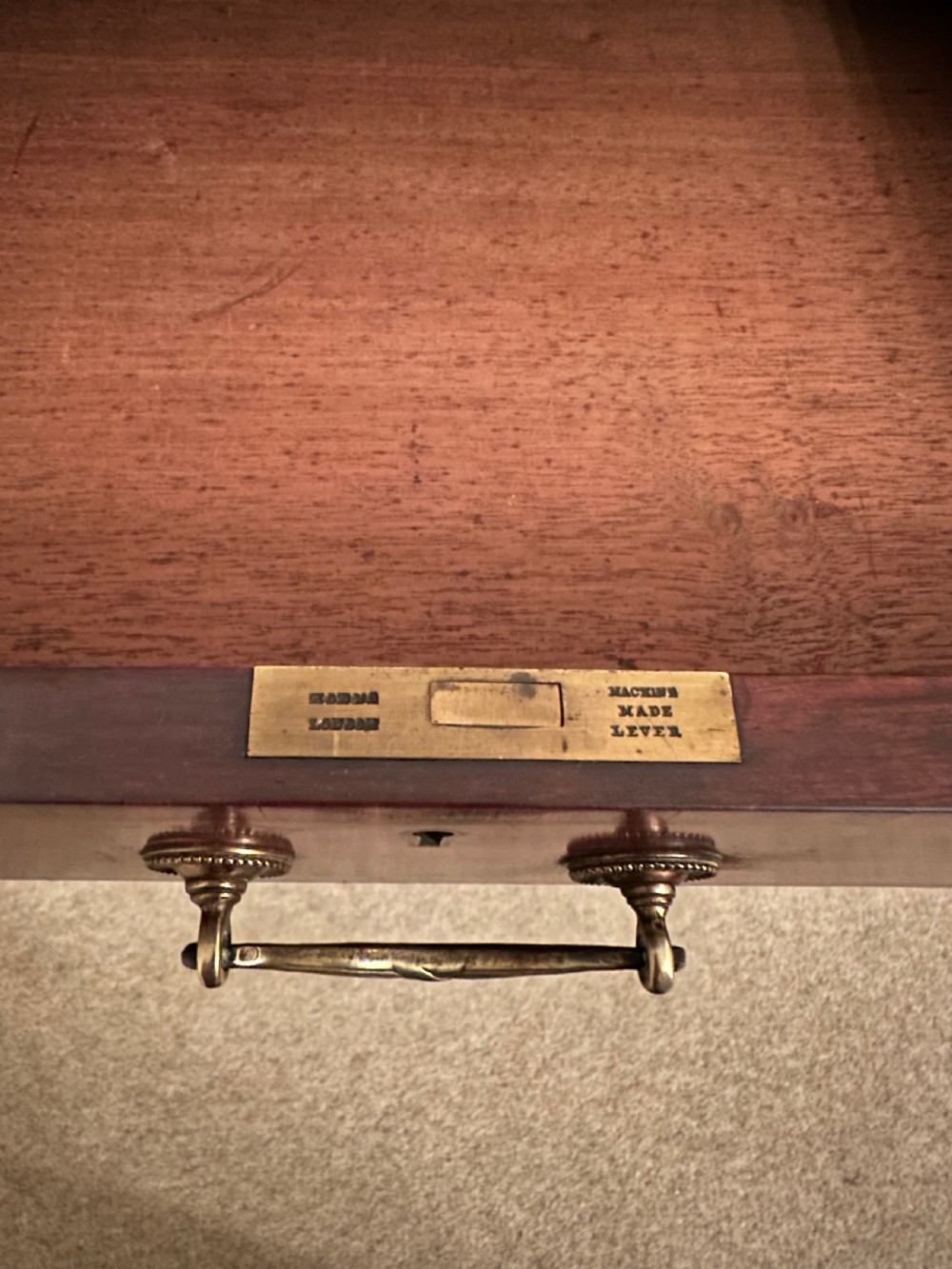 Mahogany Inlaid Roll Top / Cylinder Desk By Maple And Co London C.1890. View X
