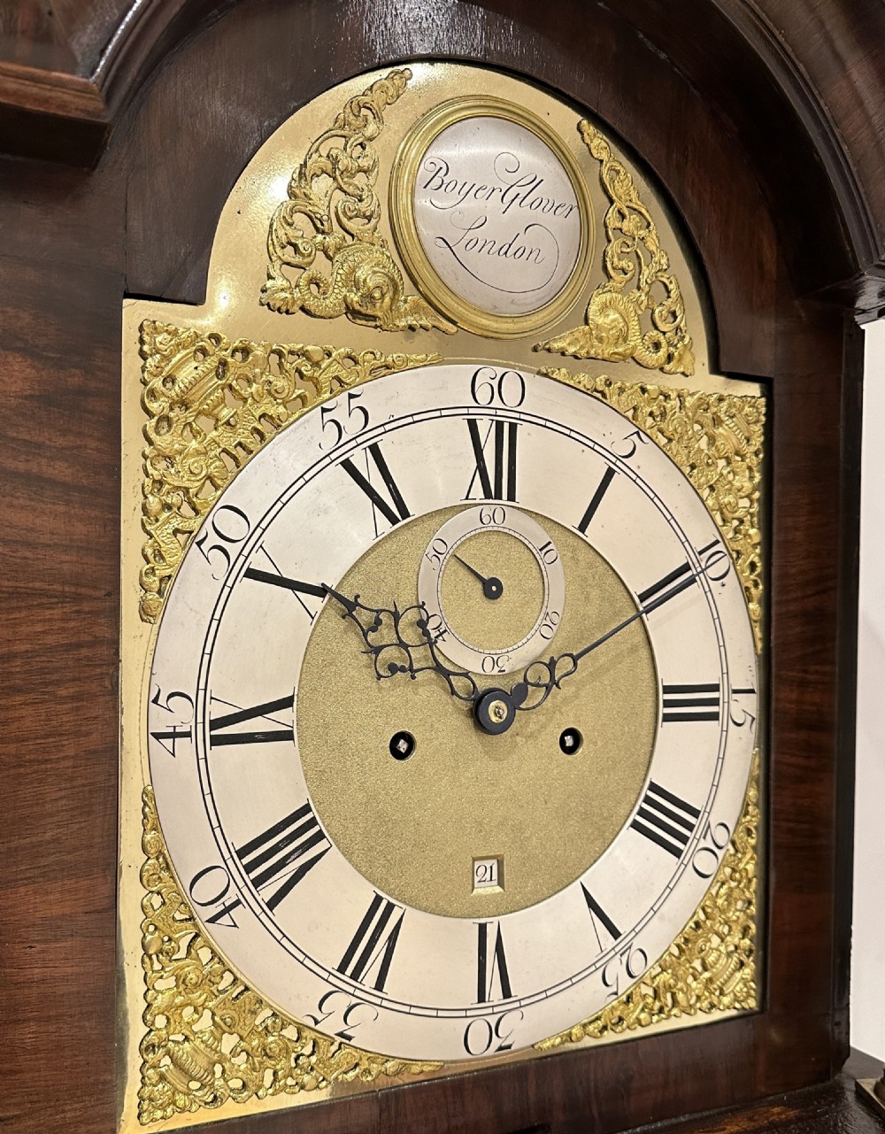 Boyer Glover Of London, Georgian Long Case / Grandfather Clock. View IX