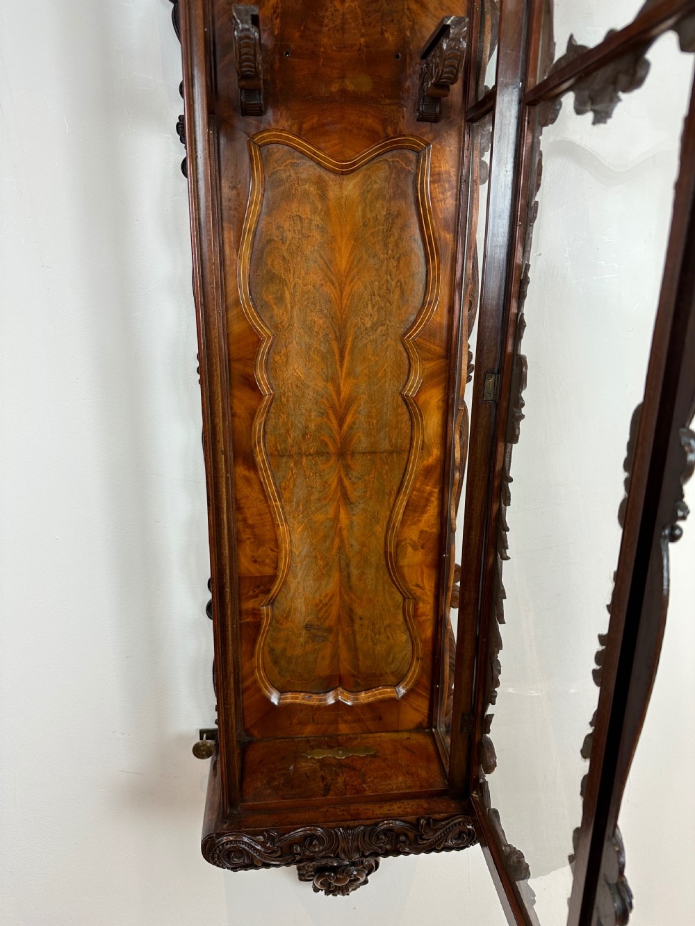 Anton Mayer Grande Sonnerie Vienna Regulator Wall Clock, Circa 1850. View II