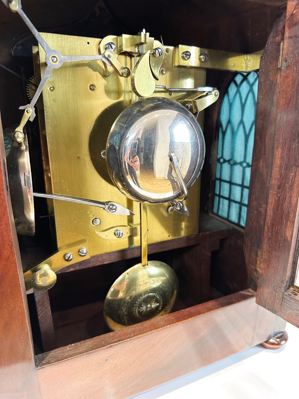 A Fine Quality Bracket / Mantel / Wall Clock By James Ritchie of Edinburgh View VII