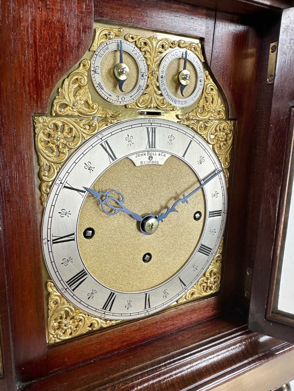 A Fine Quality Quarter Chiming Bracket / Mantel Clock, London c.1890. View IV