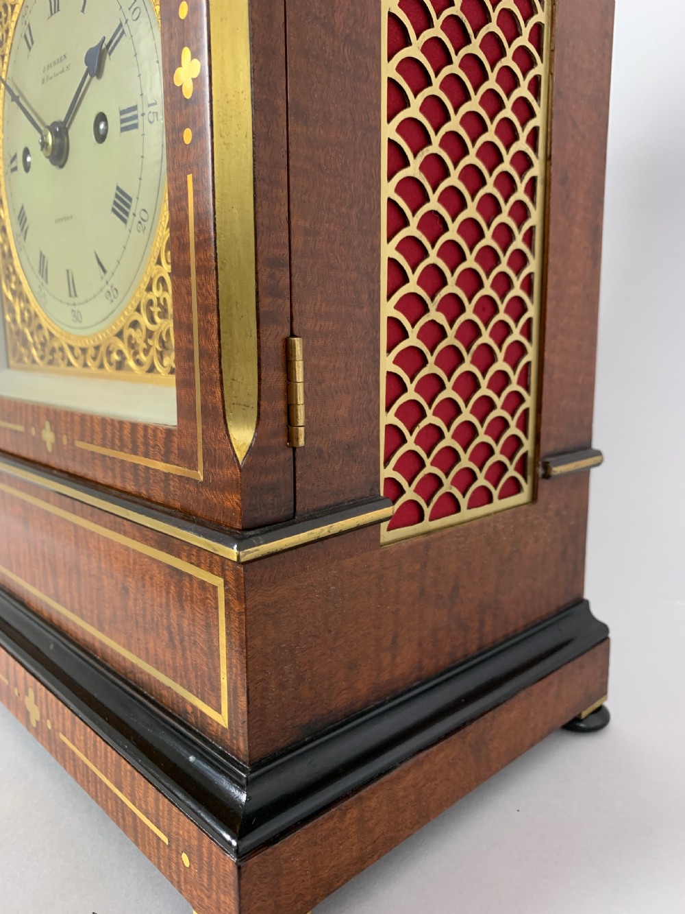 A Fine Quality Mahogany Bracket / Mantel Clock By John Durden, 27 Fenchurch Street, London, C.1870 View X