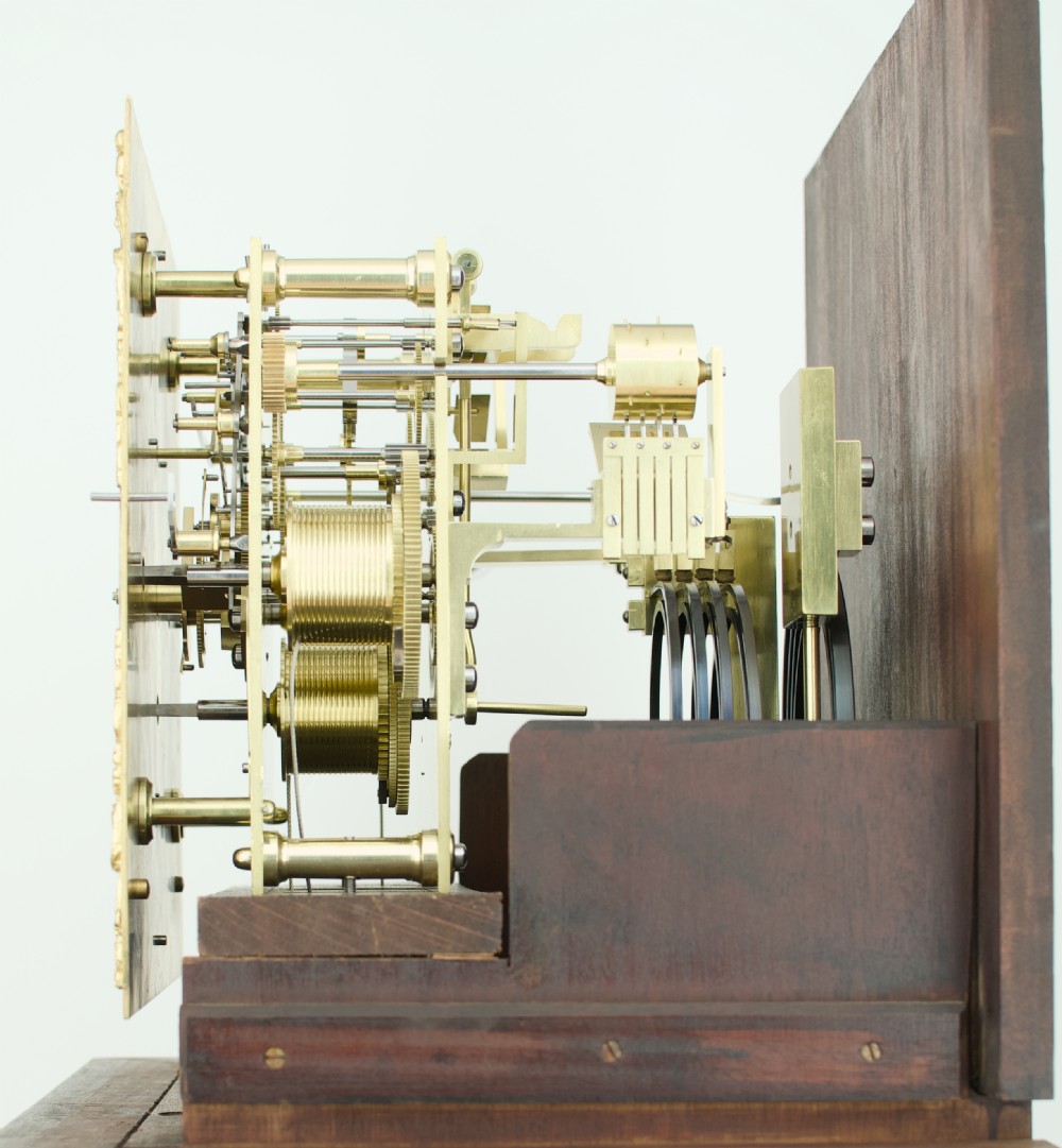 A Quarter Chiming Sheraton Revival Long Case / Longcase / Grandfather Clock By S Smith & Son Of London. View VI