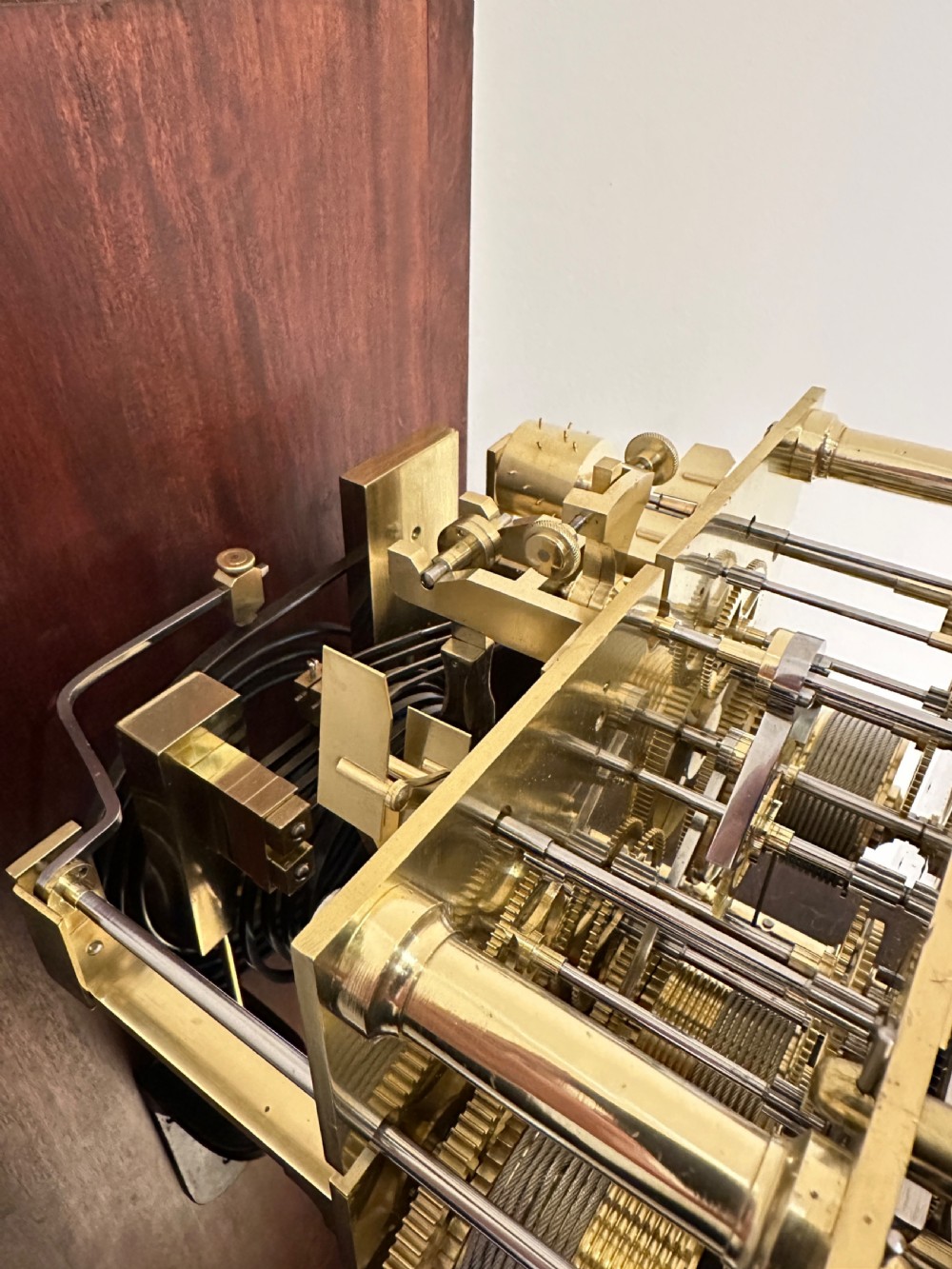 A Quarter Chiming Sheraton Revival Long Case / Longcase / Grandfather Clock By S Smith & Son Of London. View IX
