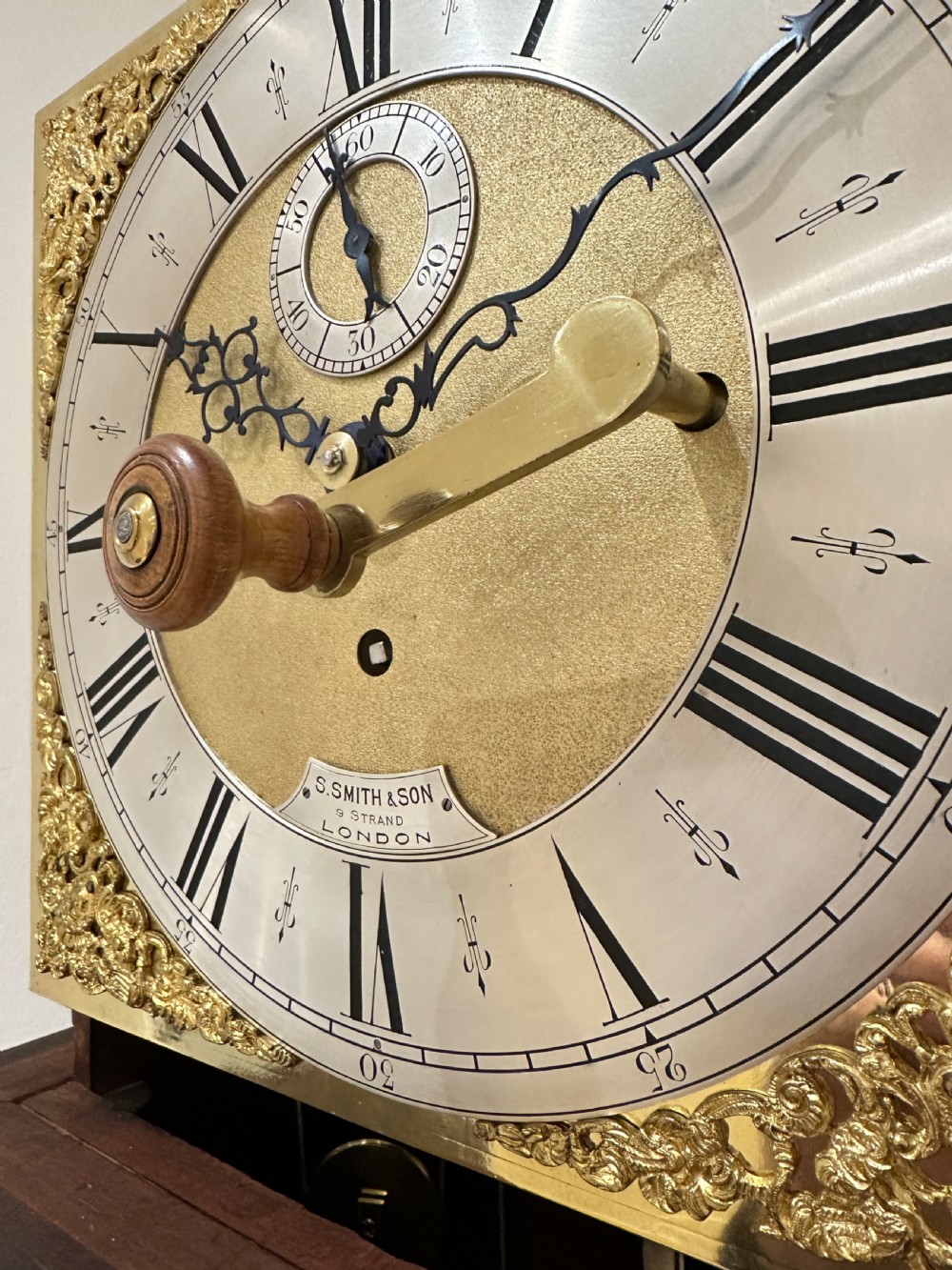 A Quarter Chiming Sheraton Revival Long Case / Longcase / Grandfather Clock By S Smith & Son Of London. View XVIII