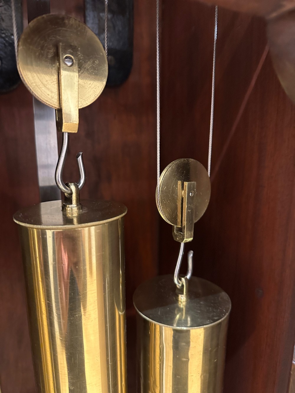 A Quarter Chiming Sheraton Revival Long Case / Longcase / Grandfather Clock By S Smith & Son Of London. View XIX