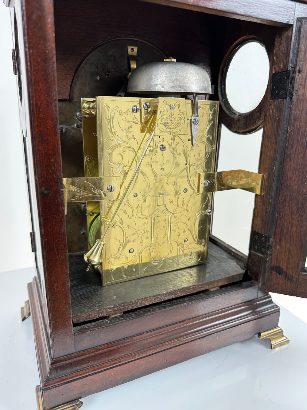 A Fine Quality Bell Top Georgian Bracket By Richard Grove Of London c.1770. View III