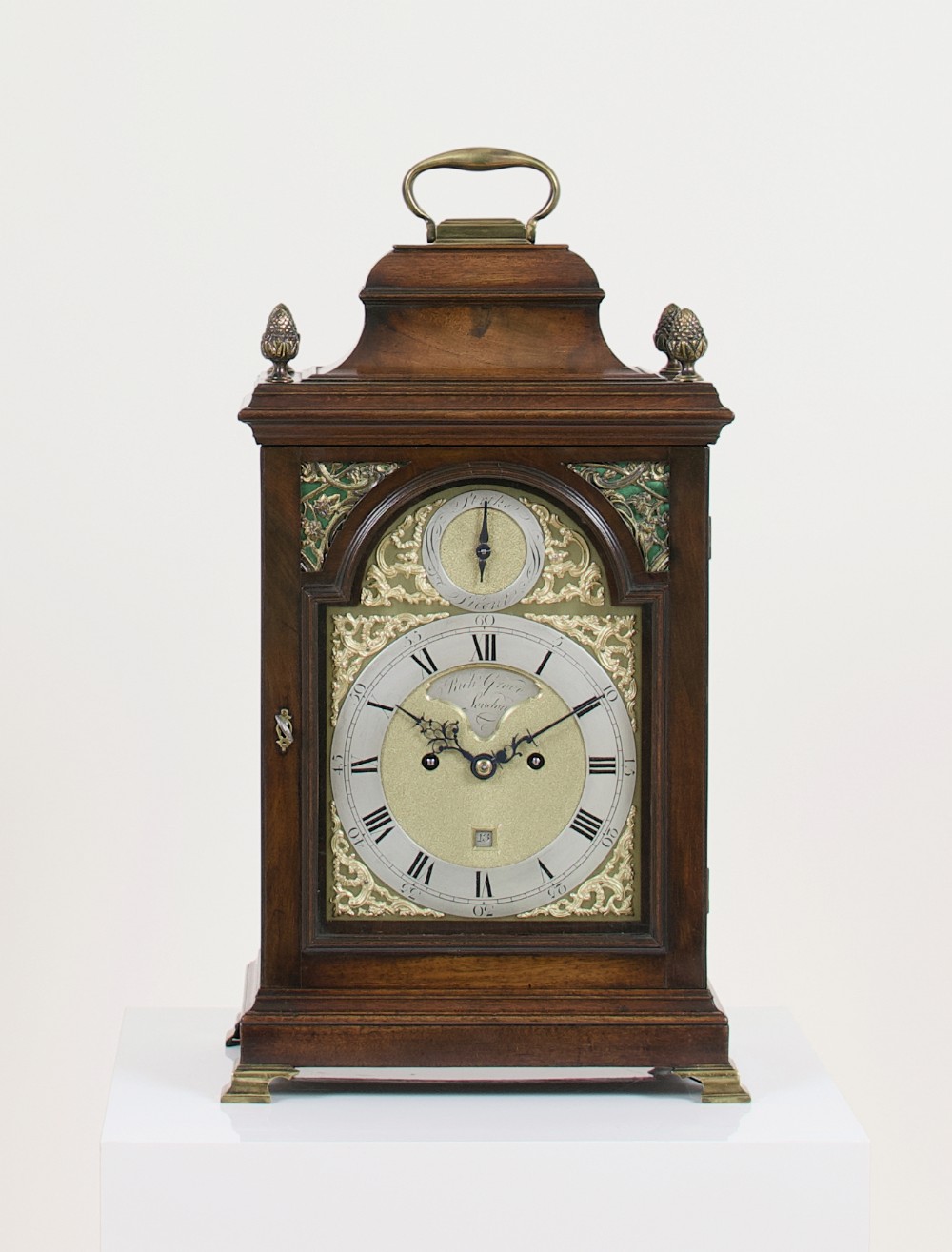 A Fine Quality Bell Top Georgian Bracket By Richard Grove Of London c.1770.
